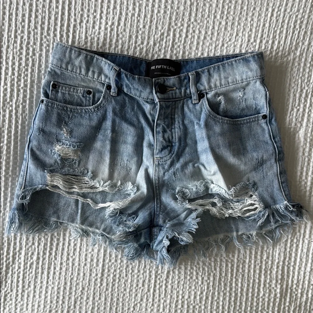 The Fifth Label Distressed Denim Shorts